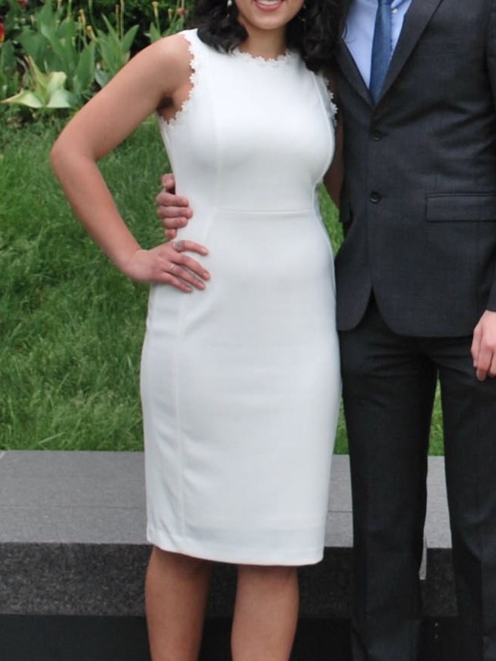 White Calvin Klein Dress